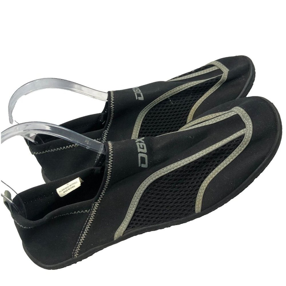 DBX Mens Szx 10 Black Swim Mesh Slip Resistant Aqua Water Shoes
